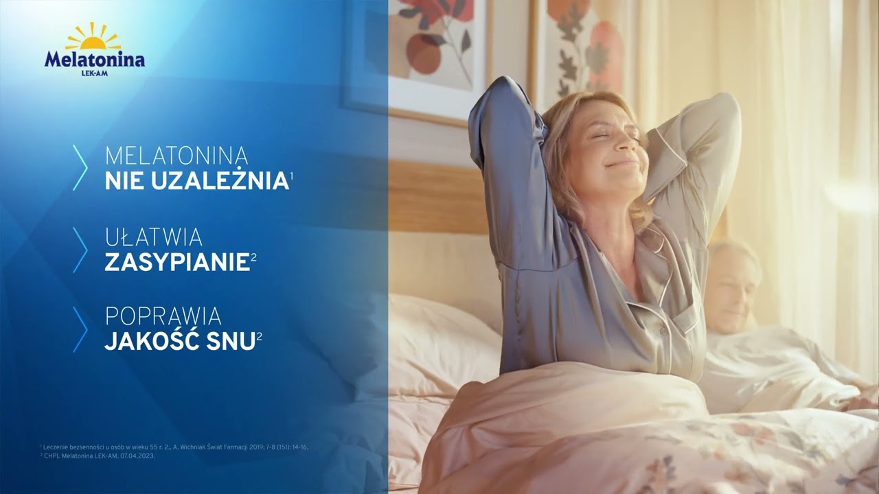 Melatonina LEK-AM - ta ze słoneczkiem