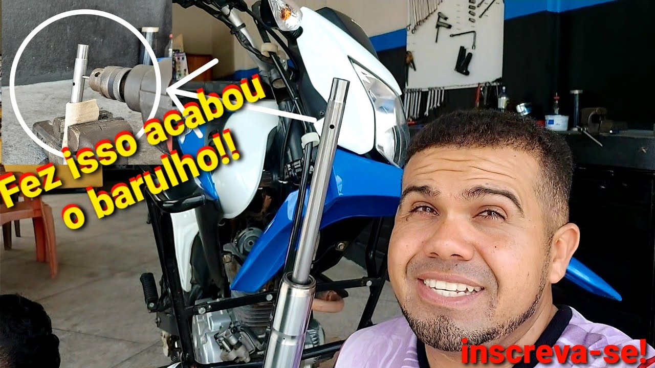 Como eliminar barulho das bengalas da bros 125,150 e 160