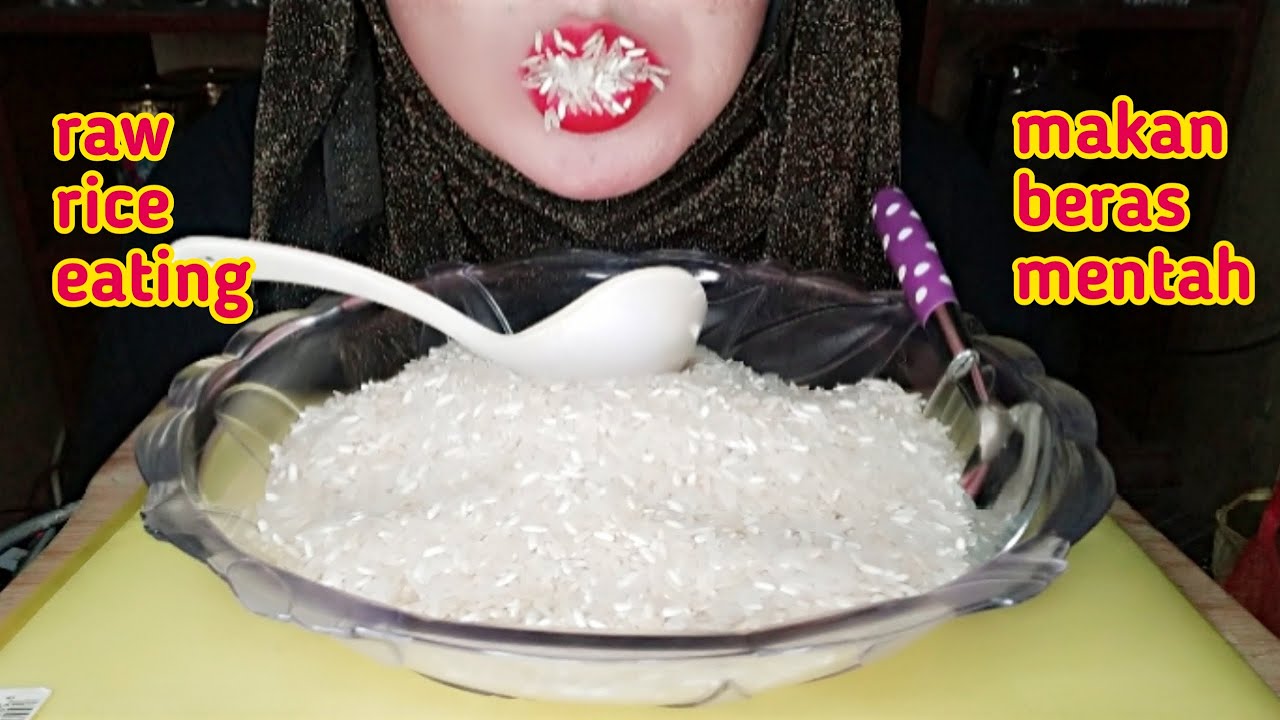 ASMR RAW RICE EATING | RAW RICE COMPILATION | KUMPULAN MAKAN BERAS MENTAH | 生ご飯を食べる | 밥을 먹다 | 吃生米