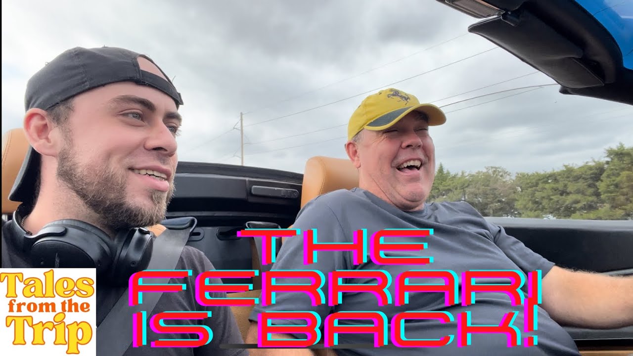 The Ferrari is DONE!! Exciting trip picking up the 1994 Ferrari 348 Spider after it’s major service!
