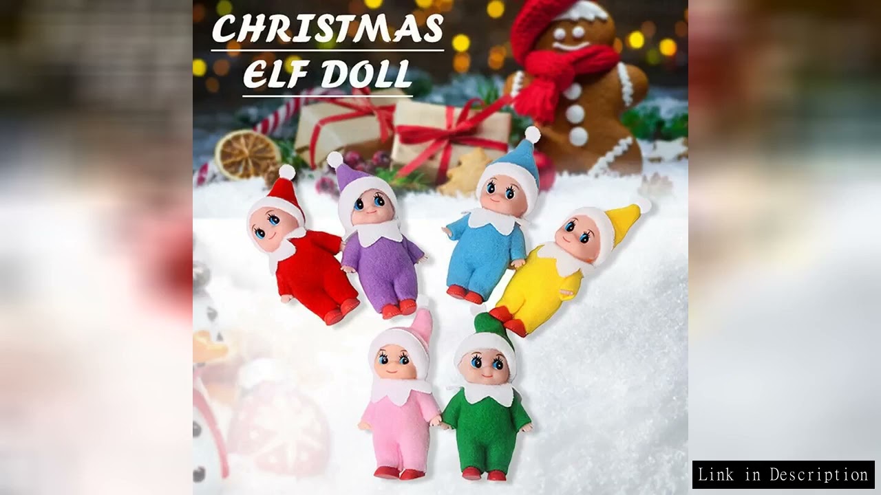 Christmas Baby Elf Doll Pendants Xmas Oranments Merry Christmas Decor Gifts Noel Happy New Year Nata