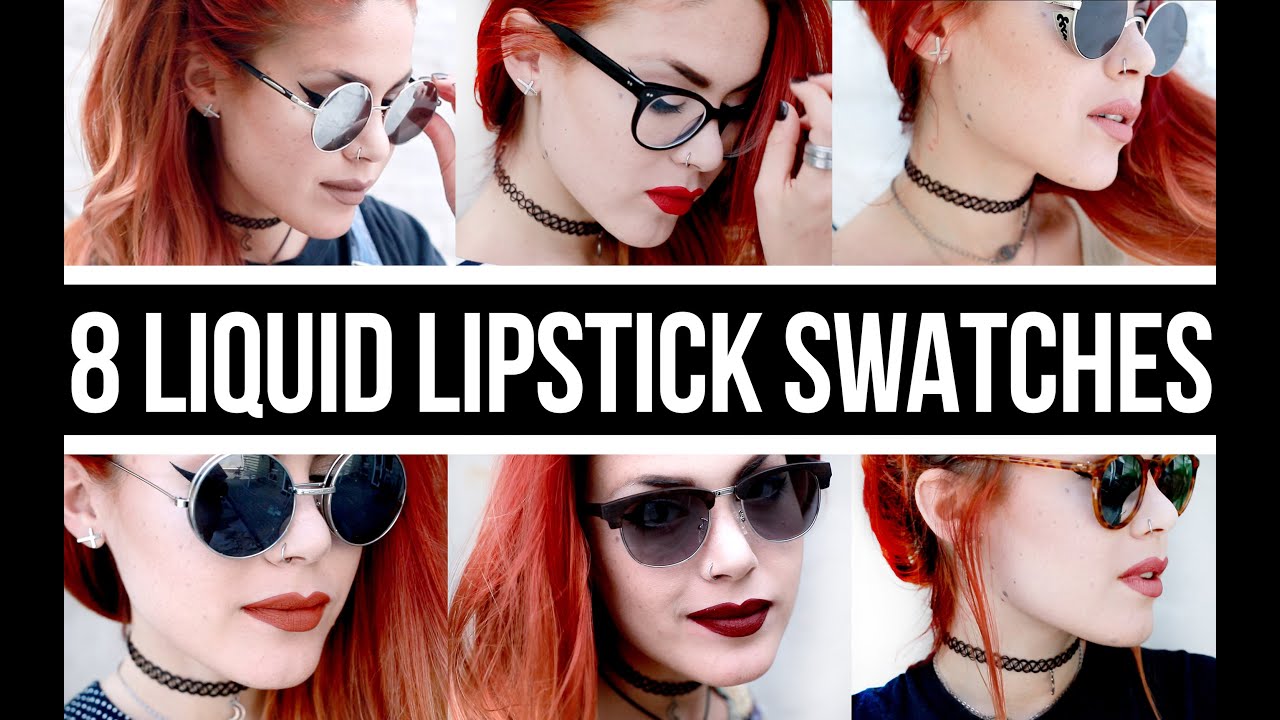 8 DIFFERENT LOOKS -  FAVORITE OFRA LIPSTICKS