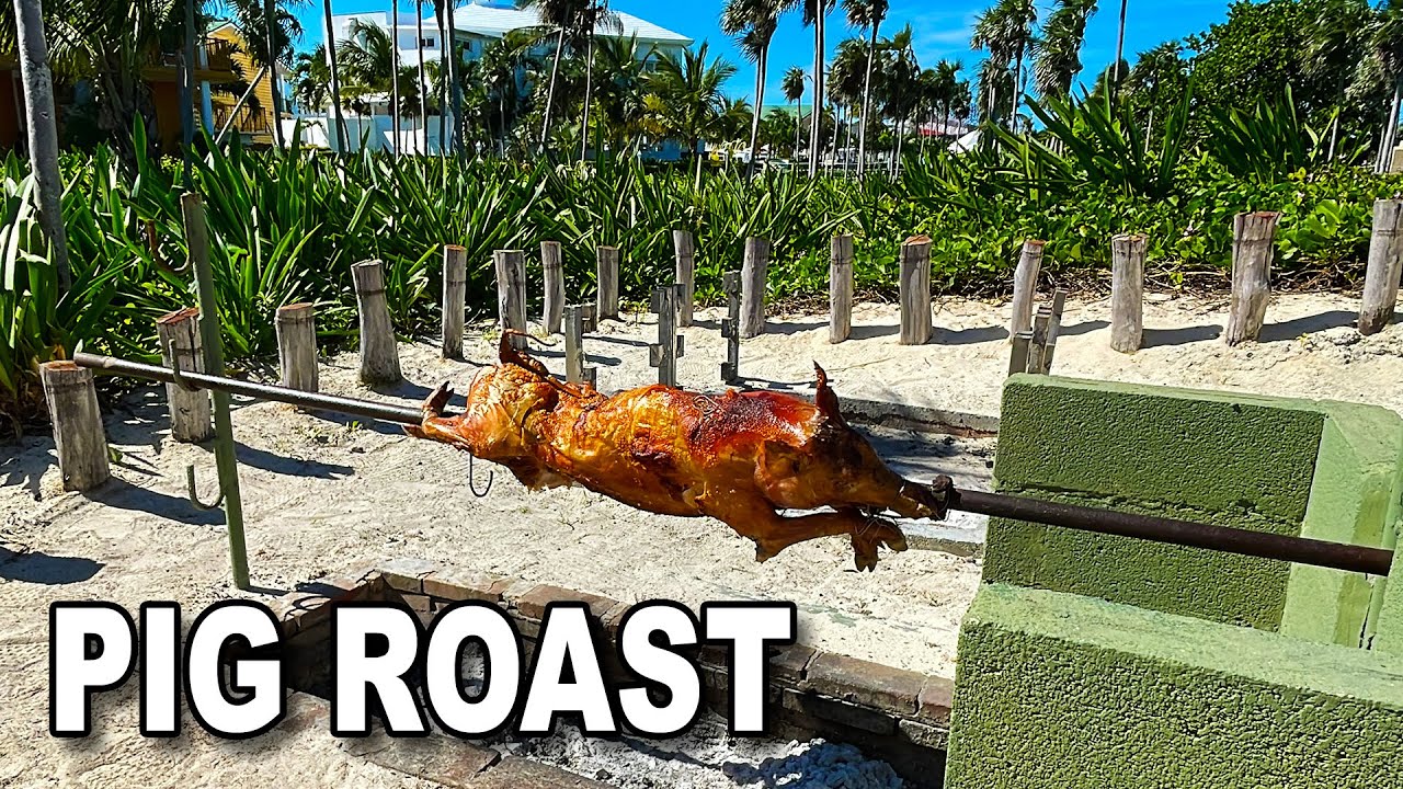 Beach Pig Roast in Cuba!