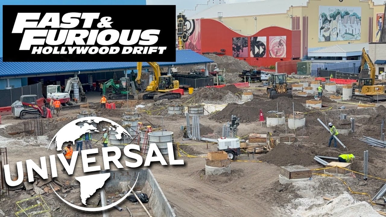 FAST & FURIOUS Coaster Construction Update! 🚧 New Ride Rising at Universal Orlando