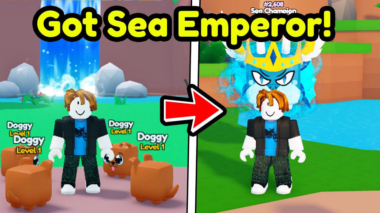 F2P Noob Beat Game & Got Secret Sea Champion In Pet Catchers! (Roblox)