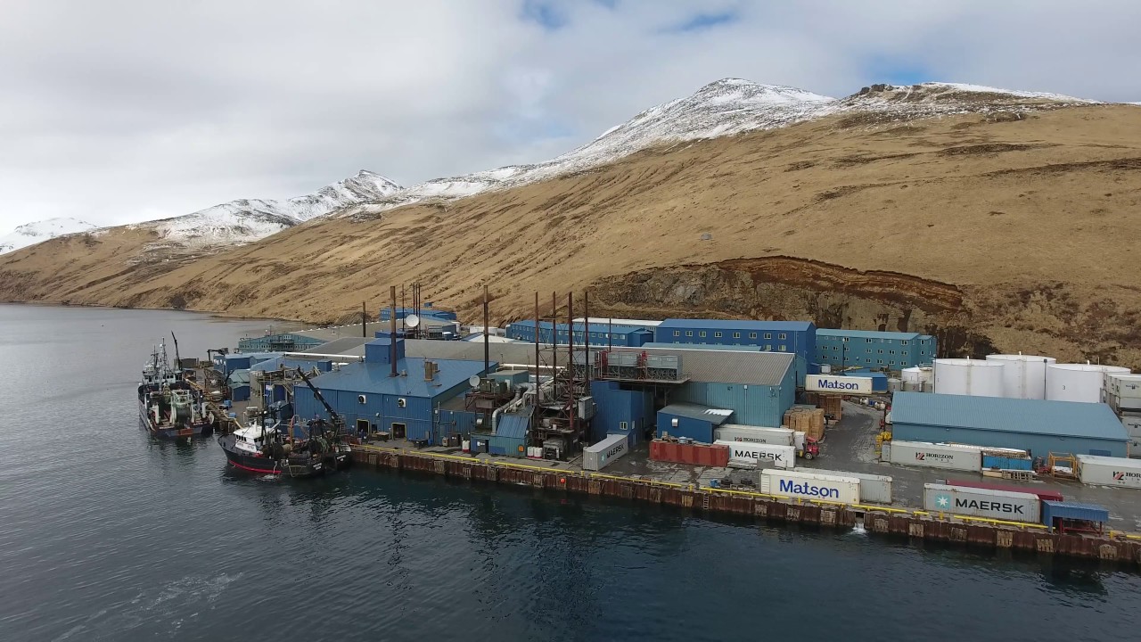 Akutan Alaska, Trident Seafoods, spring 2017