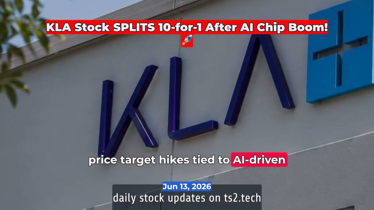KLA Stock SPLITS 10-for-1 After AI Chip Boom! 🚀 #Shorts
