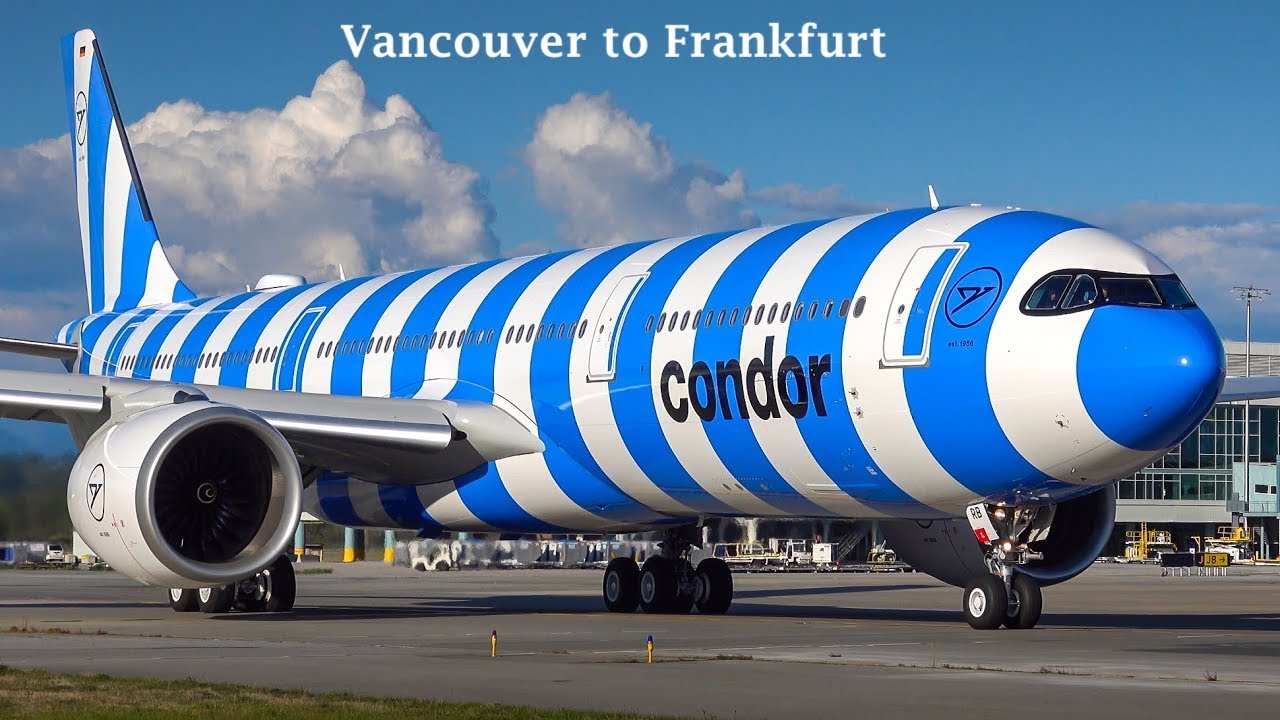 Trip Report: Condor economy class from Vancouver to Frankfurt. YVR-FRA