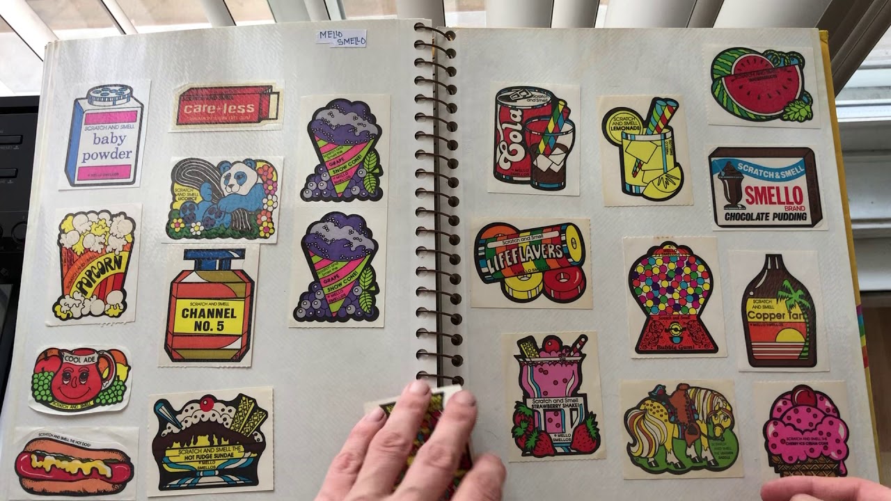Sticker collection show and tell 5: vintage sticker albums