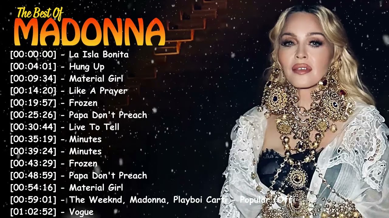 Top 20 Songs Greatest Hits – Full Album Pop Dance by Madonna Iconic Era