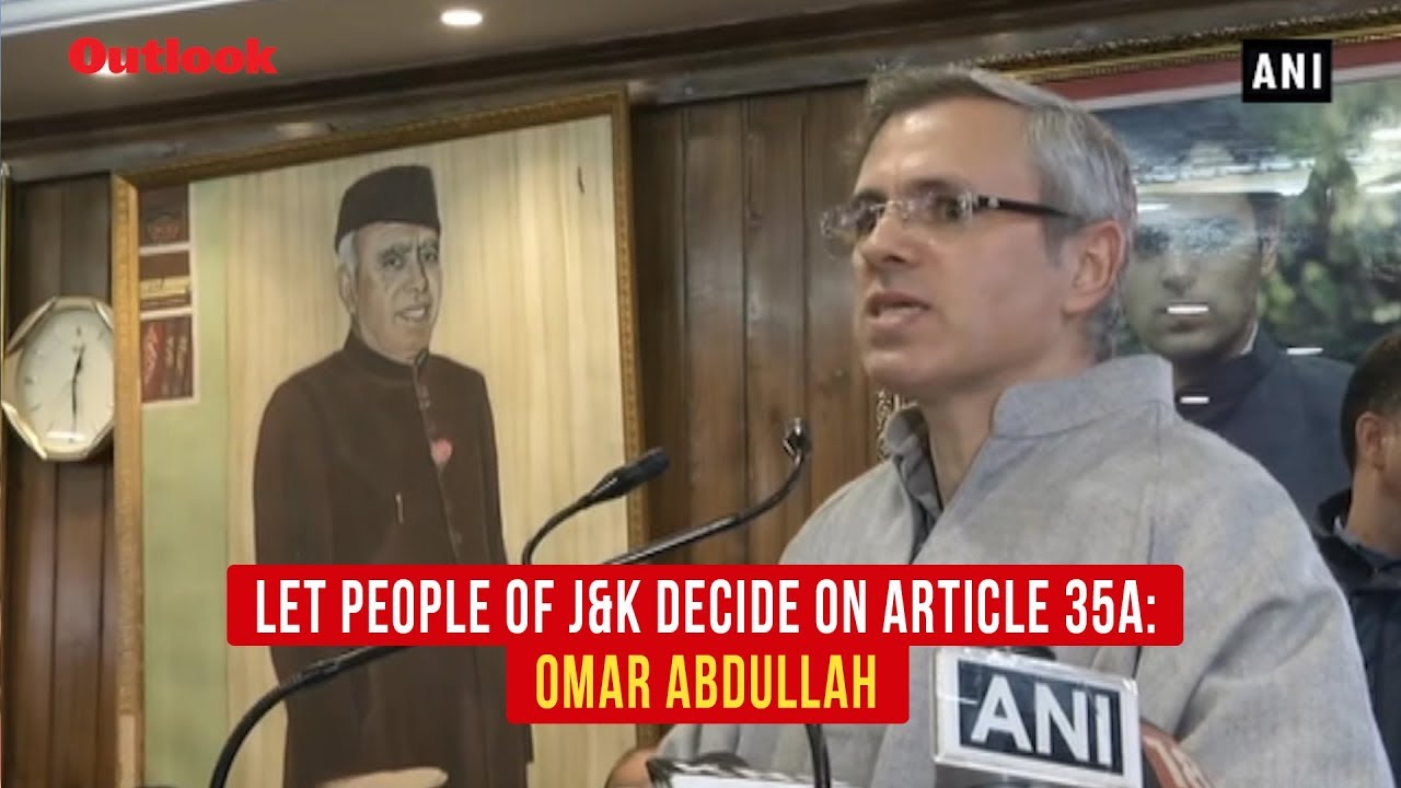 Let People Of J&K Decide On Article 35A: Omar Abdullah