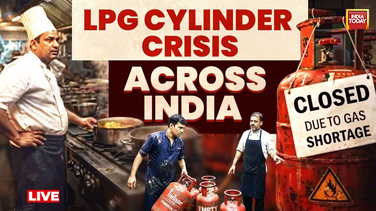 LPG Crisis News Live: LPG Cylinder Shortage Amid Iran-US War |  US-Iran-Israel War Impact on India