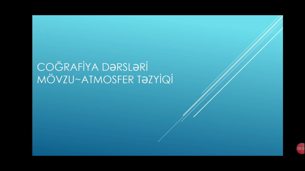 Atmosfer təzyiqi