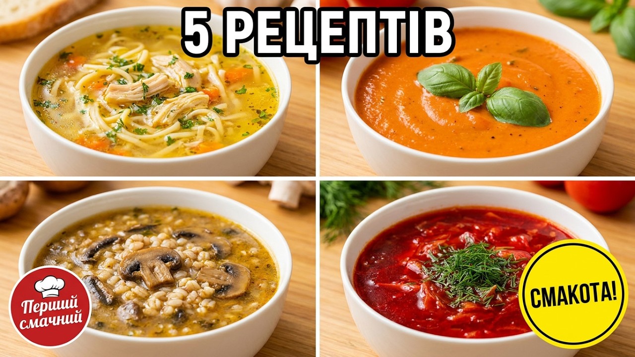 5 простих супів, які ідеально підходять для зими