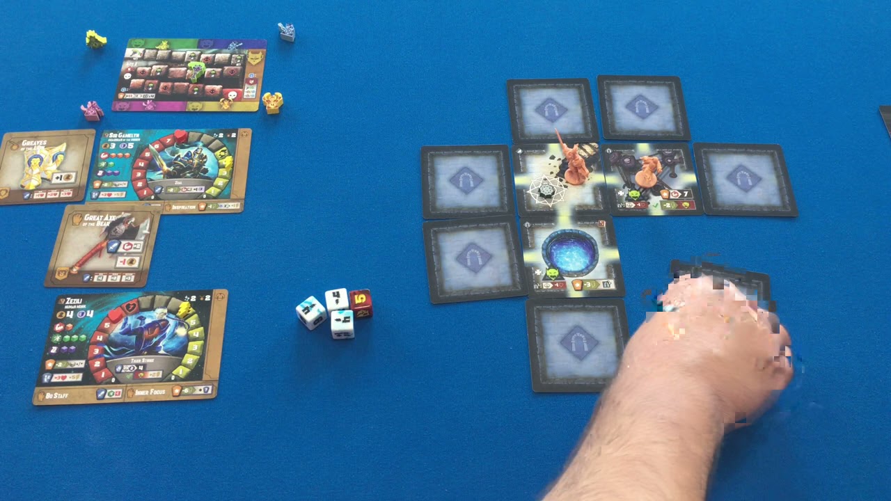 Tiny Epic Dungeons Solo play w/ All Expansion Content