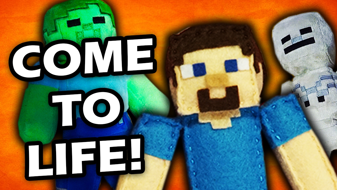 MINECRAFT PLUSHY ADVENTURE - Minecraft Plushy's Come to Life!