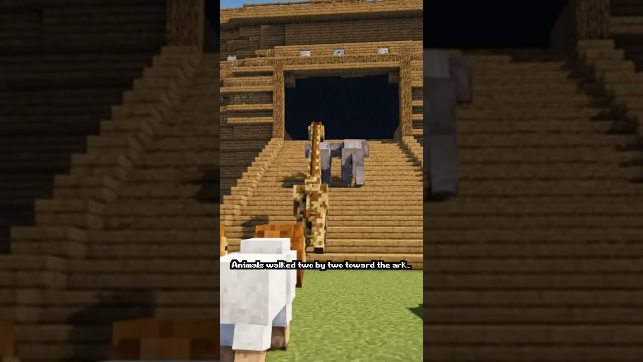 What if Noah built the Ark in Minecraft? 🌈