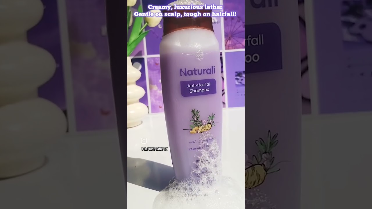 Would you try this out? #shampoo #naturali #haircare #hairfall #viralshampoo #purple #love