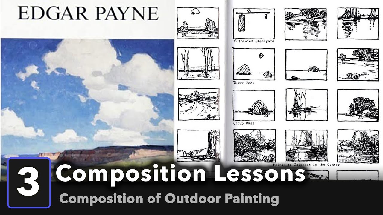 Composition Lessons #3: Composition of Outdoor Painting