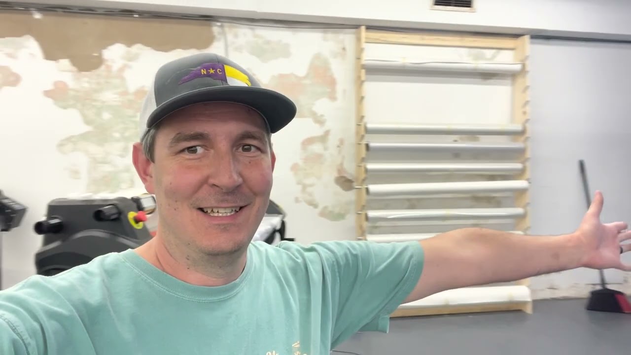 Building a sign shop media rack