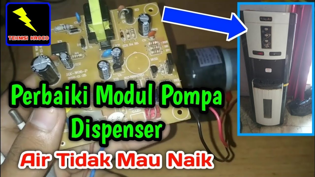 Cara Memperbaiki Modul Dispenser Miyako Galon Bawah Air Tidak Mau Naik