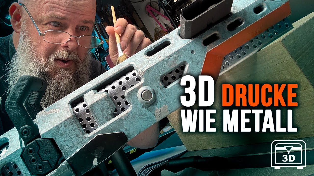 So bemalst du 3D-Drucke wie echtes Metall! | Weathering & Abplatz-Effekt Schritt für Schritt