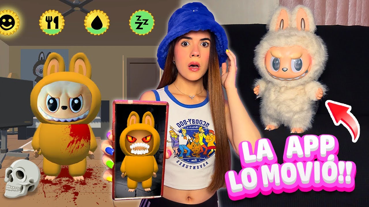 Mi LABUBU se movi&oacute; SOLO porque JUGU&Eacute; TALKING LABUBU (JAM&Aacute;S la descargues⚠️) | Ani Cat😻