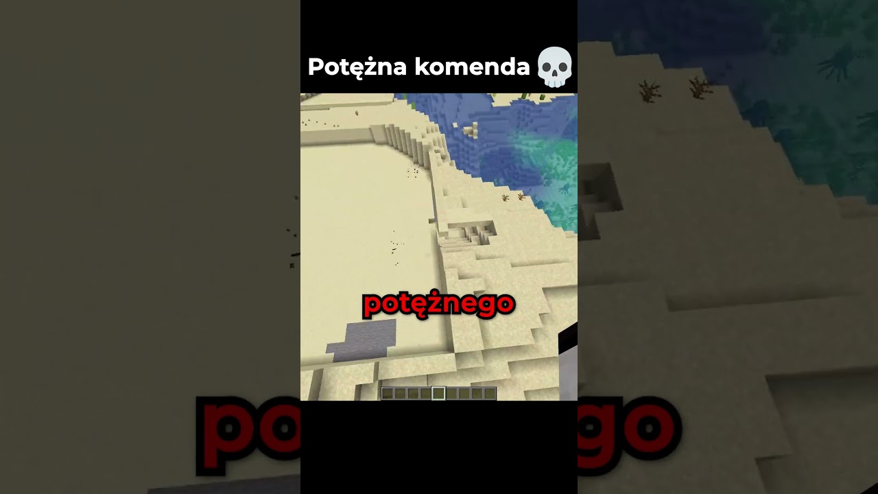 POTEZNA KOMENDA W MINECRAFT