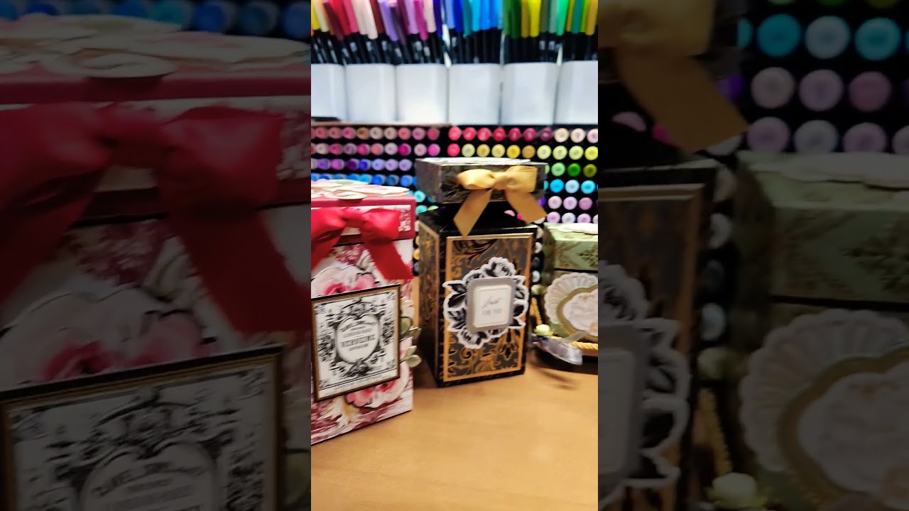 Anna Griffin Create 9 perfume boxes