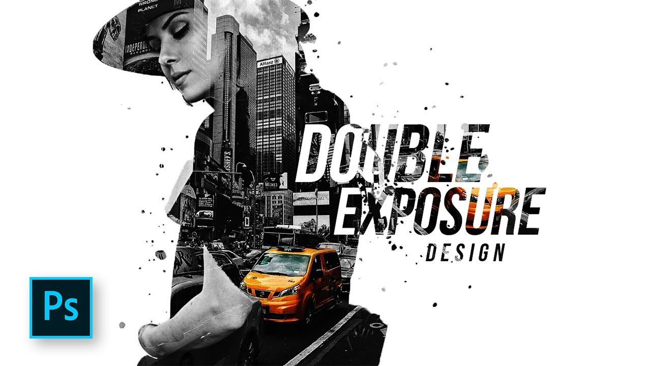 How to Combine Double Exposure & Selective color Design in Photoshop - Photoshop Tutorials