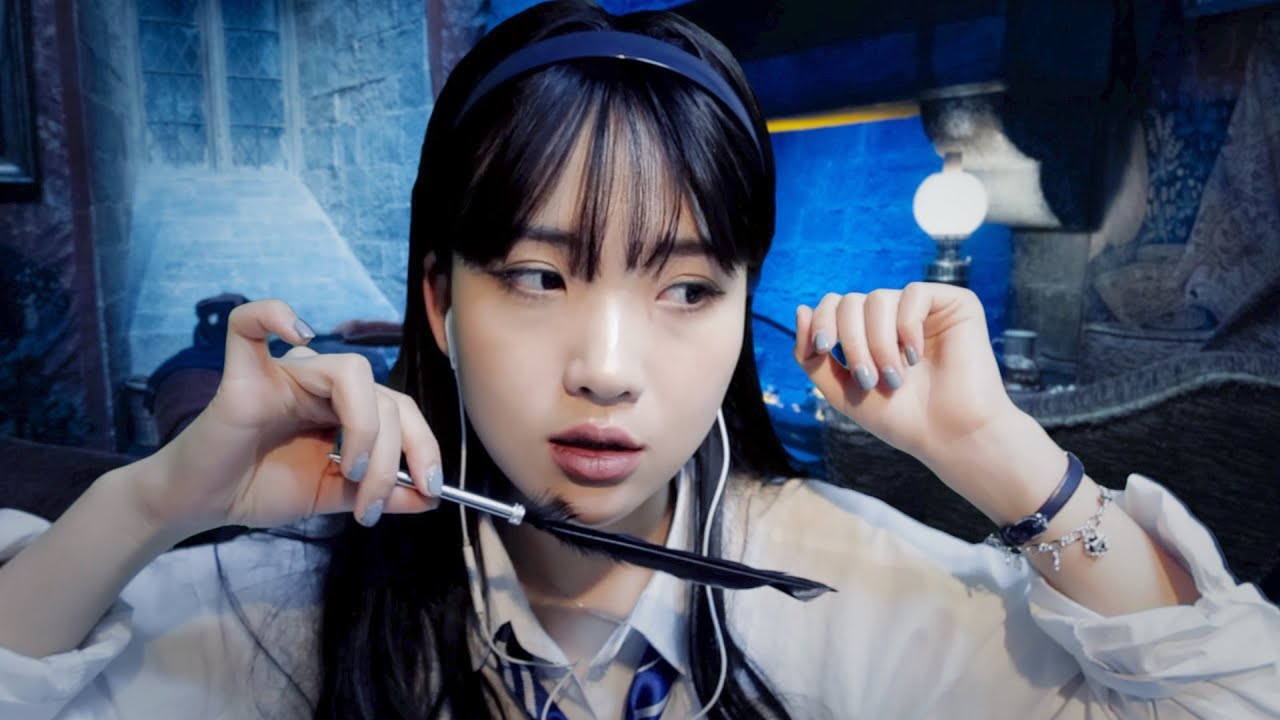 (ENG SUB) 해리포터와 래번클로 반장의 호그와트 악세사리 ASMR / Harry potter and Head of Ravenclaw's Hogwarts Accessories