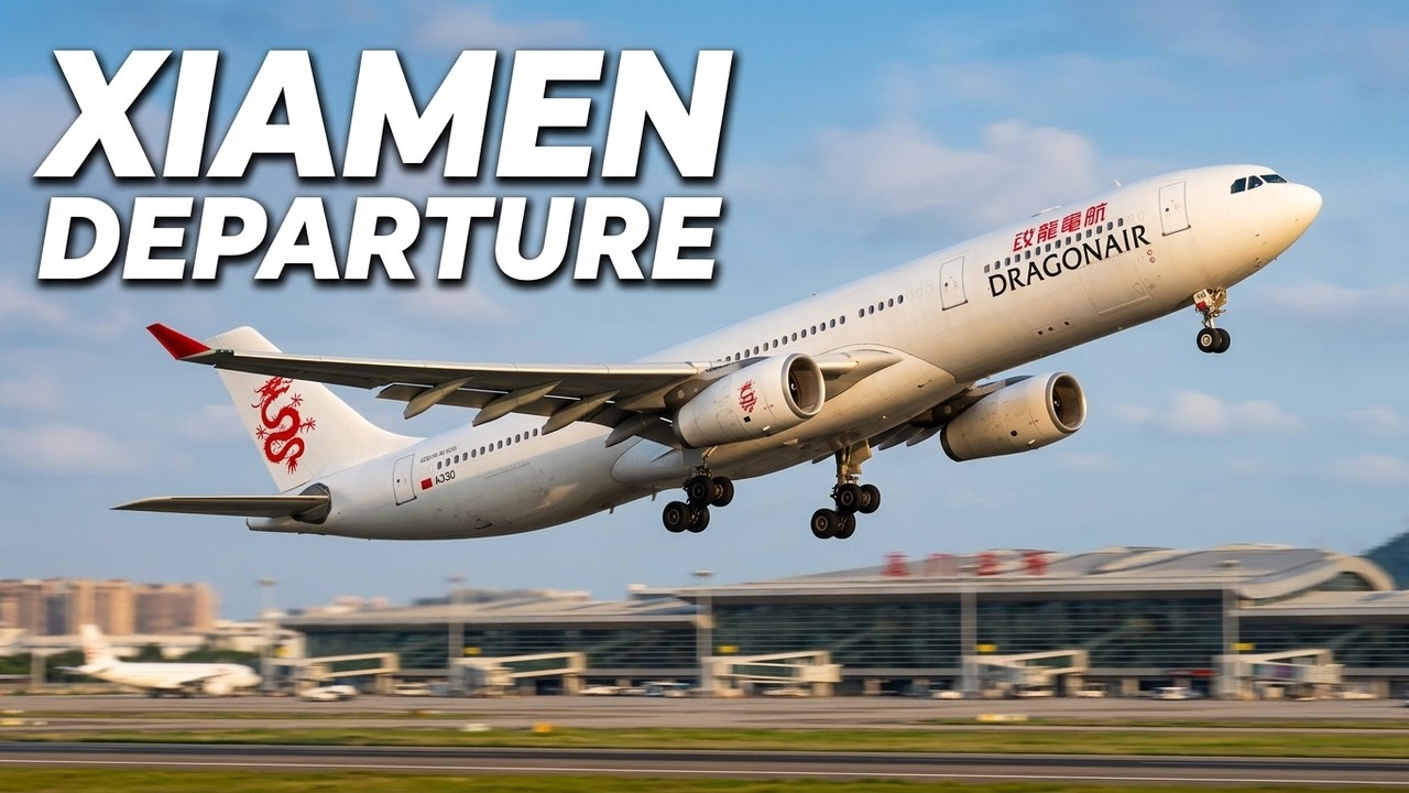 Dragonair A330-300 B-HWM Xiamen (XMN) To Hong Kong (HKG) - Takeoff