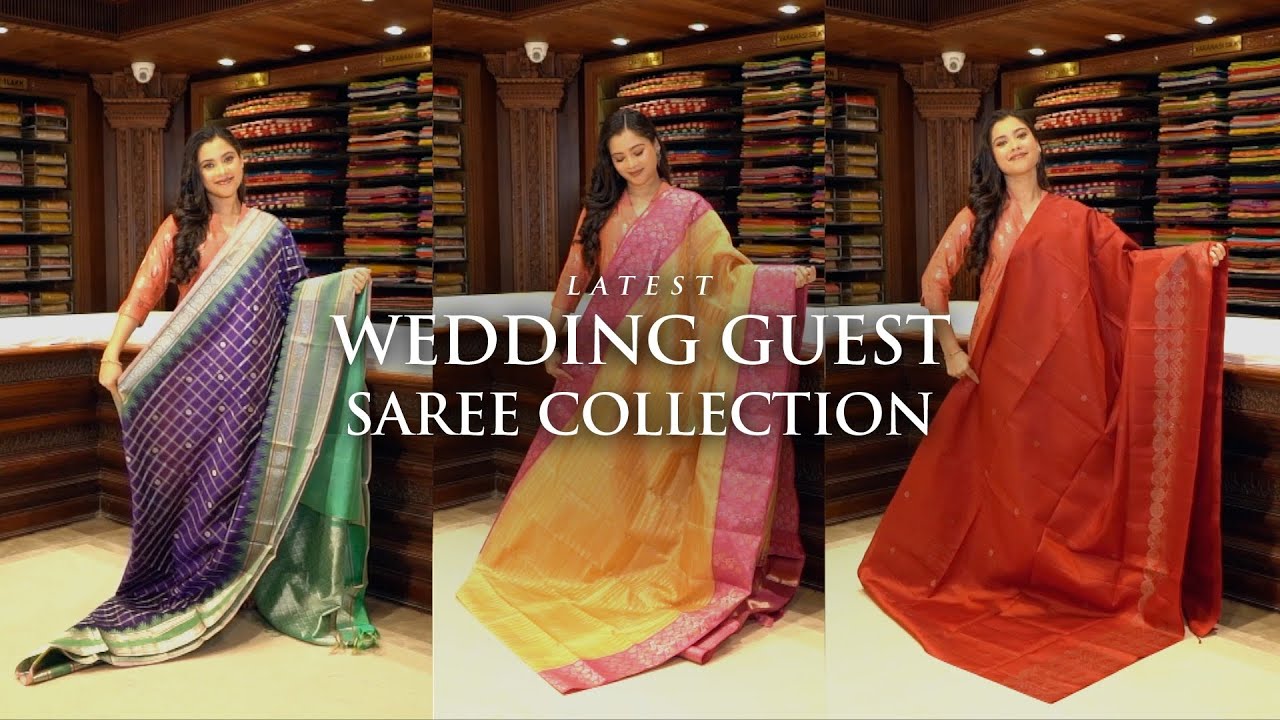 ⭐ Stunning Wedding Guest Sarees | Pothys Exclusive Collection ⭐