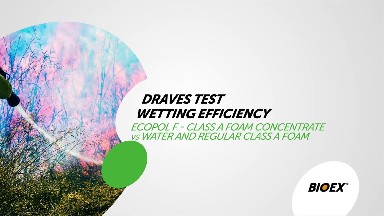 ECOPOL F class A foam concentrate - Draves test