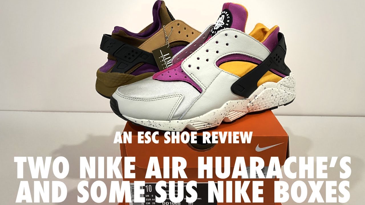 SHOE REVIEW: NIKE AIR HUARACHE LE AND HELP WITH SUS BOXES
