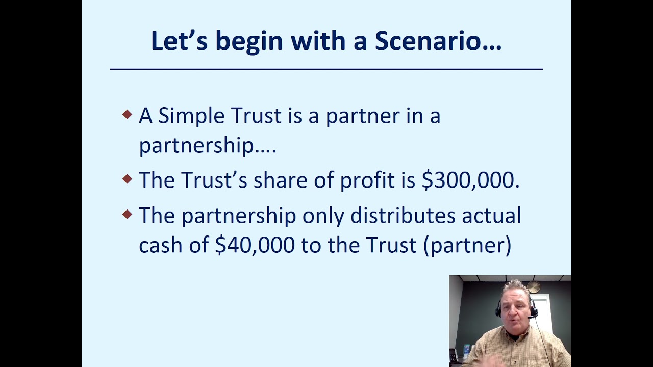 Defining the Income of a Trust