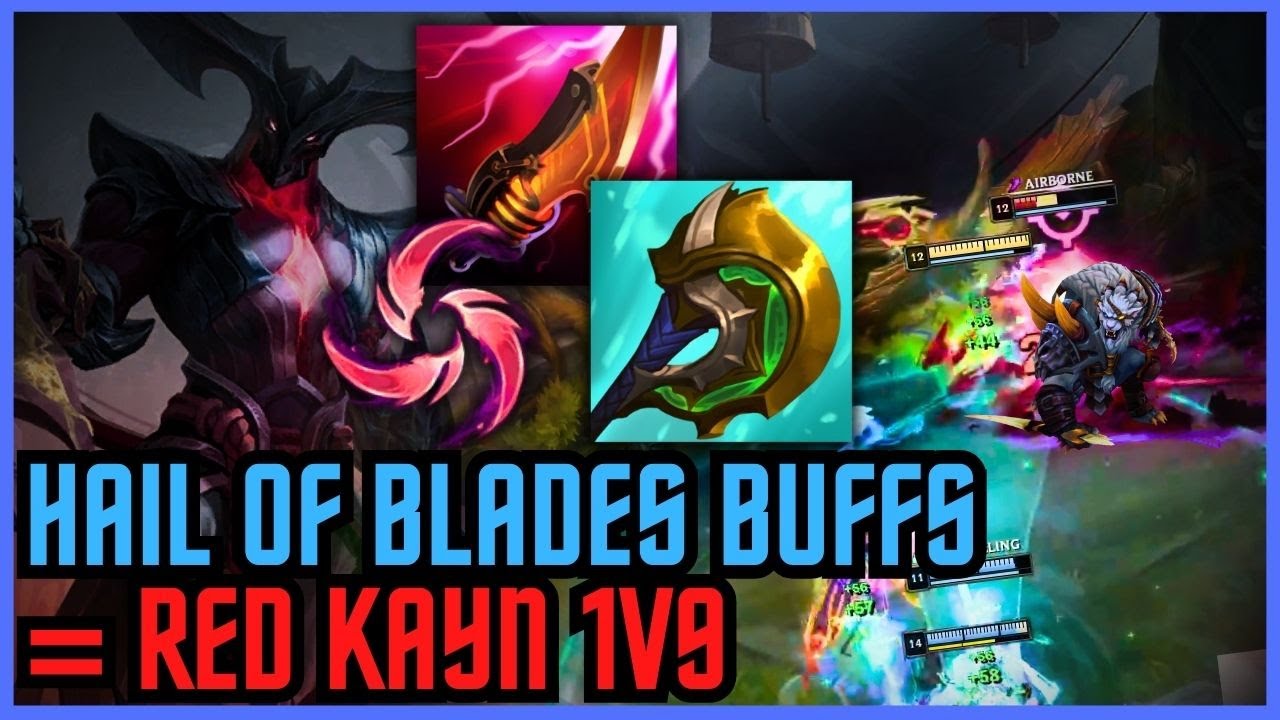 *NEW* HOB BUFFS = Red Kayn 1v9