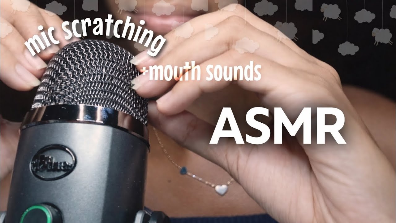 ASMR MIC SCRATCHING + MOUTH SOUNDS| DE PERTINHO PARA TE FAZER RELAXAR ‼️‼️⚠️