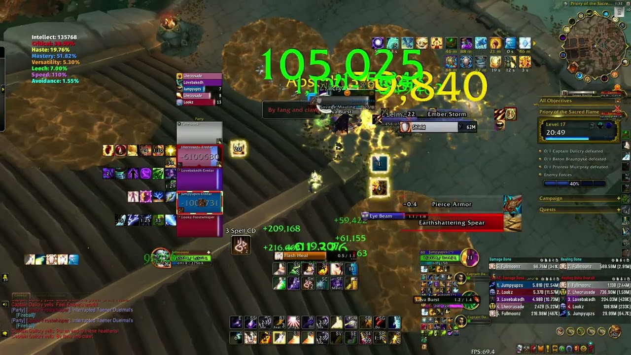 WOW TWW SEASON 3 - DISCIPLINE PRIEST - Priory Of the Sacred Flame - MYTHIC +17