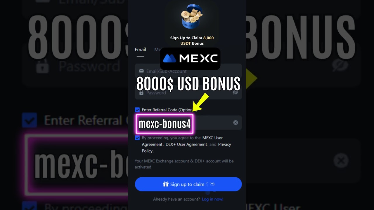 mexc signup bonus - how to claim $8000 USD bonus on mexc