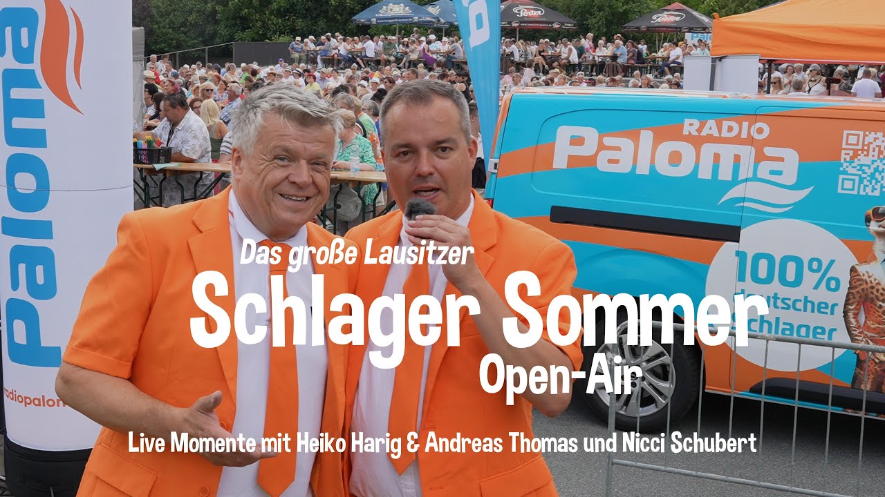 🎤 Schlagerfieber mit Heiko Harig, Andreas Thomas & Nicci Schubert beim Lausitzer Schlager-Open-Air