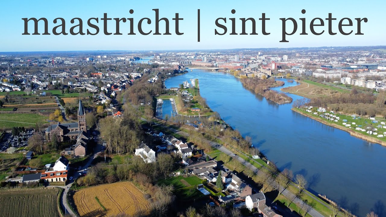 4K DRONE // Stunning views of Maastricht, Sint Pieter, The Netherlands