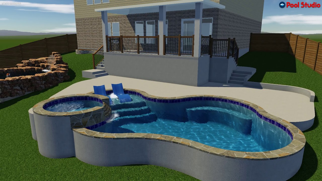 Custom Pool Design By Michael