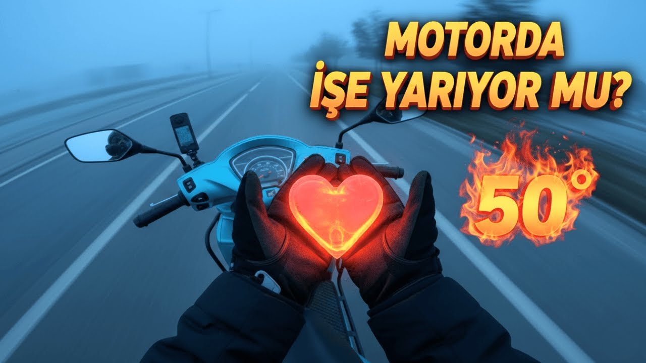 Cep Sobasını motosiklette test ettim | Kışın sıcak tutar mı? Kolaçan