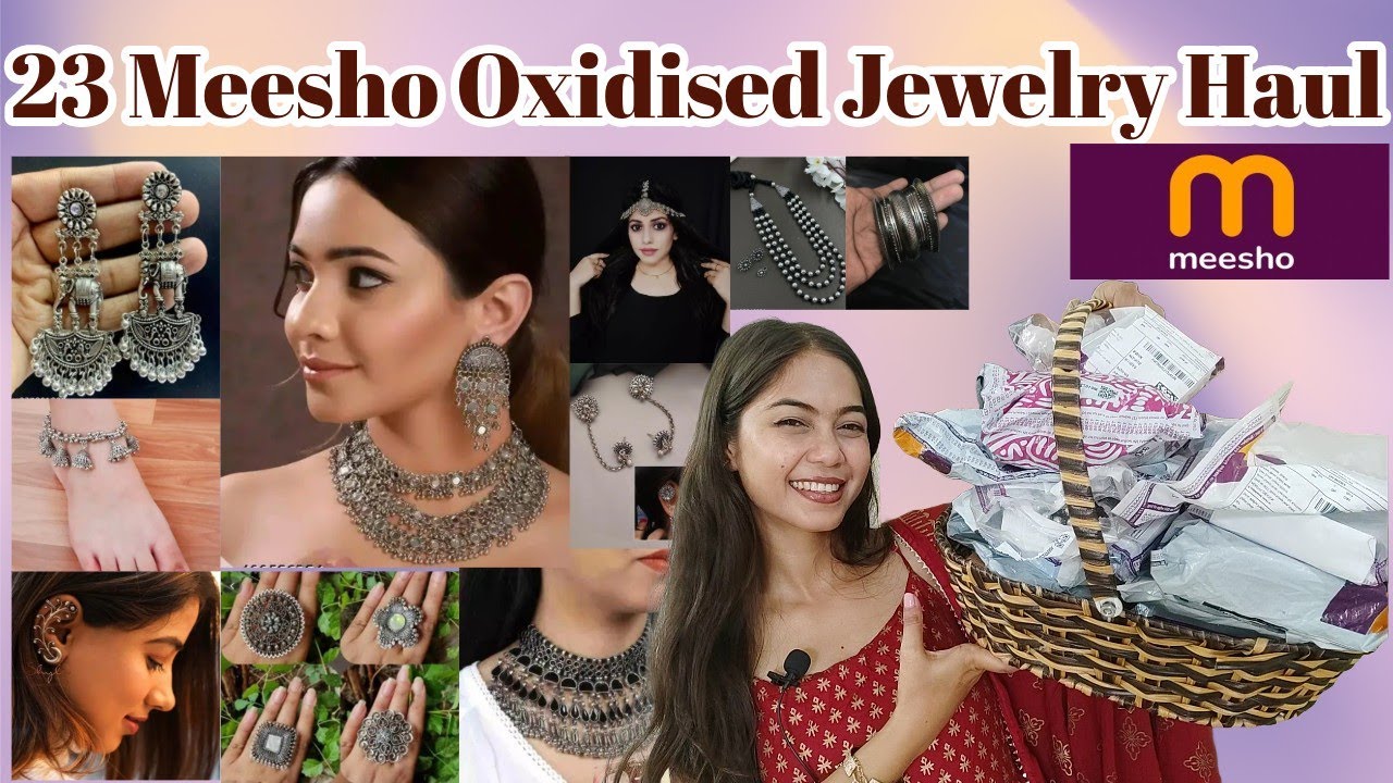 Meesho Oxidised Jewelry Haul 🎀|| Navratri Garba Jewelry Haul || Parul B Mahajan