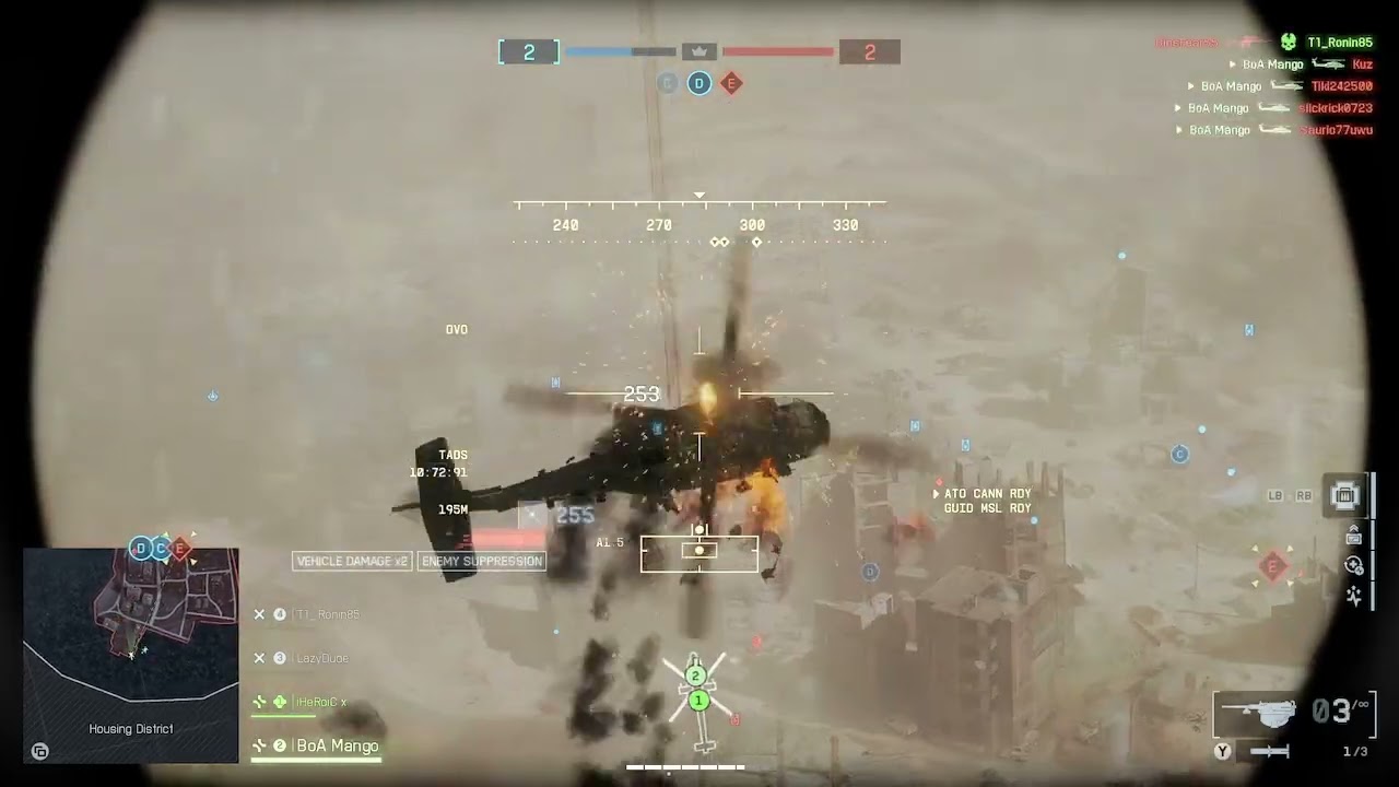 Last 2 minutes Gunner Gameplay (no commentary)