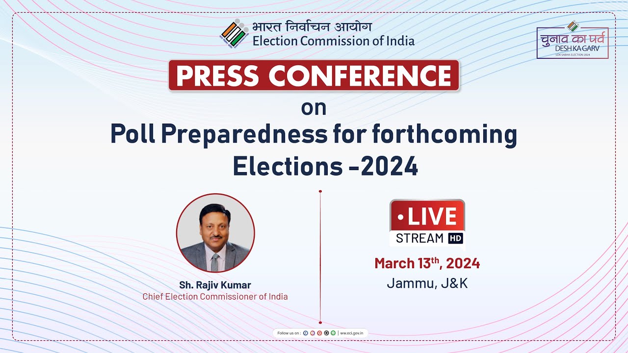 Press Conference by ECI