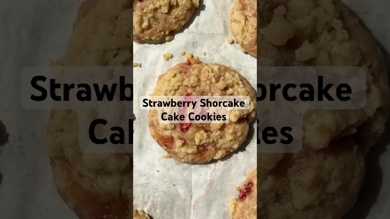 Strawberry Shortcake Cookies