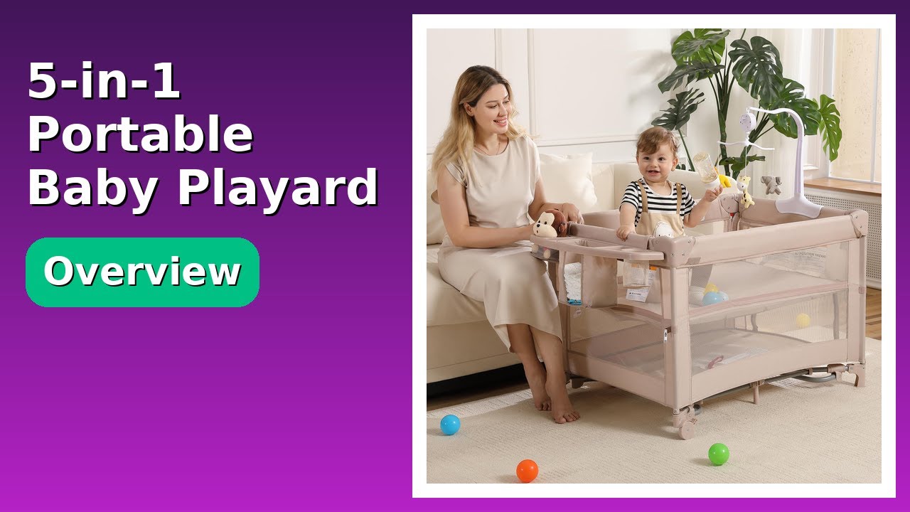REVIEW (2026): 5-in-1 Portable Baby Playard. ESSENTIAL details.