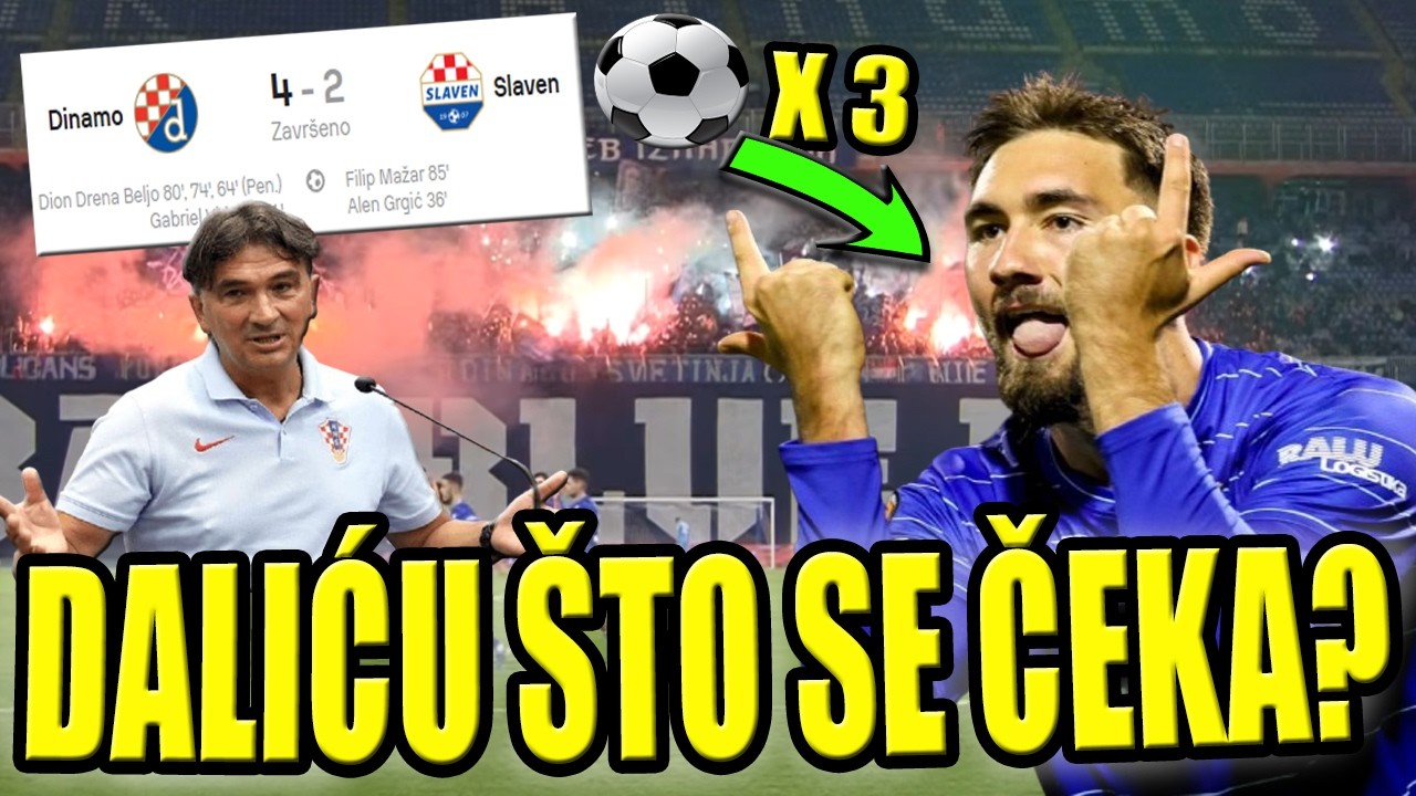 🔵DINAMO 4:2 SLAVEN - BELJO TRPA DALIĆ IZGUBIO NAOČALE🔵HAJDUK NA MINUS 14 UOČI LOKSE🔵